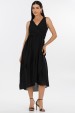 Vestido Midi de Alfaiataria Feminina Elsa - Preto - Tlic Rio