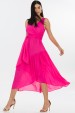 Vestido Midi de Alfaiataria Feminina Elsa - Rosa Ortiz - Tlic Rio