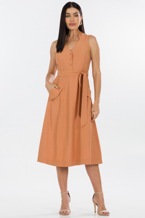 Vestido Midi de Alfaiataria Feminina Kelly - Terra Plena - Tlic Rio