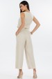 Calça Pantacourt de Alfaiataria Feminina Nikita - Natural - Tlic Rio