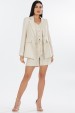 Blazer Manga Longa de Alfaiataria Feminina Eleanor - Natural - Tlic Rio