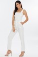 Calça Reta de Alfaiataria Feminina Rebeca - Off White - Tlic Rio