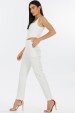 Calça Reta de Alfaiataria Feminina Rebeca - Off White - Tlic Rio