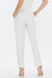 Calça Reta de Alfaiataria Feminina Rebeca - Off White - Tlic Rio