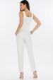 Calça Reta de Alfaiataria Feminina Rebeca - Off White - Tlic Rio