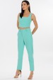 Calça Reta de Alfaiataria Feminina Rebeca - Verde Aquatic Green - Tlic Rio