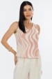 Blusa Regata de Alfaiataria Feminina Ana Julia - Line Terra - Tlic Rio