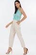 Blusa Regata de Alfaiataria Feminina Ana Julia - Line Aquatic Green - Tlic Rio