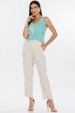 Blusa Regata de Alfaiataria Feminina Ana Julia - Line Aquatic Green - Tlic Rio