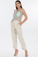 Blusa Regata de Alfaiataria Feminina Ana Julia - Geo Aquatic Green - Tlic Rio