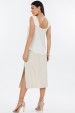 Blusa Regata de Alfaiataria Feminina Nelly - Off White - Tlic Rio