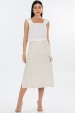 Blusa Regata de Alfaiataria Feminina Nelly - Off White - Tlic Rio