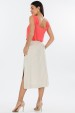 Blusa Regata de Alfaiataria Feminina Nelly - Laranja Love Coral - Tlic Rio