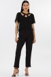 Blusa de Alfaiataria Feminina Astrid - Preto - Tlic Rio