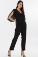 Blusa Manga Aberta de Alfaiataria Feminina Luisa - Preto - Tlic Rio