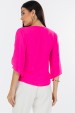 Blusa Manga Aberta de Alfaiataria Feminina Luisa - Pink - Tlic Rio