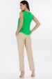 Blusa Regata Alça Larga de Alfaiataria Feminina Joanna - Verde - Tlic Rio