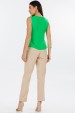 Blusa Regata Alça Larga de Alfaiataria Feminina Joanna - Verde - Tlic Rio