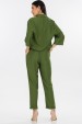 Camisa Cropped de Alfaiataria Feminina Katy - Verde Militar - Tlic Rio