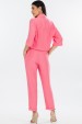 Camisa Cropped de Alfaiataria Feminina Katy - Rosa Lipstick - Tlic Rio