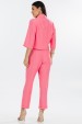 Camisa Cropped de Alfaiataria Feminina Katy - Rosa Lipstick - Tlic Rio