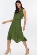 Blusa Regata Alça Larga de Alfaiataria Feminina Adelina - Verde Militar - Tlic Rio