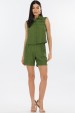 Bermuda de Alfaiataria Feminina Simara - Verde Militar - Tlic Rio