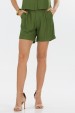 Bermuda de Alfaiataria Feminina Simara - Verde Militar - Tlic Rio