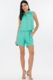 Bermuda de Alfaiataria Feminina Simara - Verde Aquatic Green - Tlic Rio