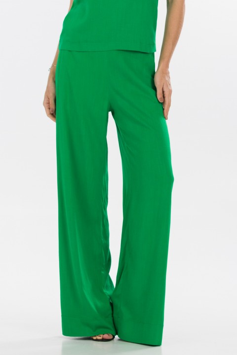 Calça Reta de Alfaiataria Feminina Millie - Verde - Tlic Rio