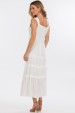 Vestido Midi de Alfaiataria Feminina Ariane - Off White - Tlic Rio