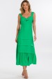 Vestido Midi de Alfaiataria Feminina Ariane - Verde Pistache - Tlic Rio