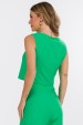 Colete Cropped de Alfaiataria Feminina Madalena - Verde Pistache - Tlic Rio