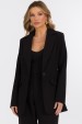 Blazer Manga Longa de Alfaiataria Feminina Flora - Preto - Tlic Rio