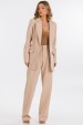 Blazer Manga Longa de Alfaiataria Feminina Flora - Bege Champagne - Tlic Rio