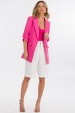 Blazer Manga 3/4 de Alfaiataria Feminina Magda - Rosa Penelope - Tlic Rio