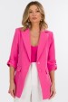 Blazer Manga 3/4 de Alfaiataria Feminina Magda - Rosa Penelope - Tlic Rio