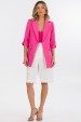 Blazer Manga 3/4 de Alfaiataria Feminina Magda - Rosa Penelope - Tlic Rio