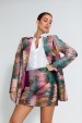 Blazer Estampado de Alfaiataria Feminina Kassia - Rosa Mesclaro - Tlic Rio