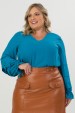 Blusa Charlene - Petóleo - Tlic Rio