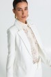 Blazer Tradicional de Alfaiataria Feminina Molly - Off White - Tlic Rio