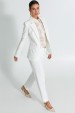 Blazer Tradicional de Alfaiataria Feminina Molly - Off White - Tlic Rio