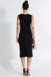 Vestido Midi com Pesponto de Alfaiataria Feminina Scarllet - Preto  - Tlic Rio