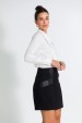Camisa Alongada com Gola Destacada de Alfaiataria Feminina Princess - Off White - Tlic Rio