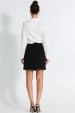 Camisa Alongada com Gola Destacada de Alfaiataria Feminina Princess - Off White - Tlic Rio