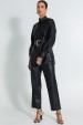 Calça Cigarreti Tradicional de Alfaiataria Feminina Marieta - Preto - Tlic Rio