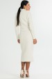 Casaco Curto de Tweed Elegante de Alfaiataria Feminina Soraya - Off White - Tlic Rio
