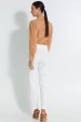 Camisa Texturizada com Mangas Bufantes de Alfaiataria Feminina Isabeli  - Bege - Tlic Rio