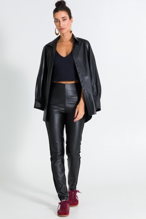 Calça Skinny  de Alfaiataria Feminina Amabel - Preto - Tlic Rio