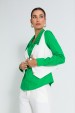 Camisa Alongada com Gola Destacada de Alfaiataria Feminina Princess - Verde - Tlic Rio